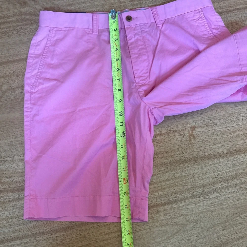 Polo Ralph Lauren Mens Classic Fit Pink Pima Cotton Chino Shorts Size 33 NWT